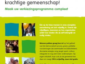 Voor een actieve krachtige gemeenschap!